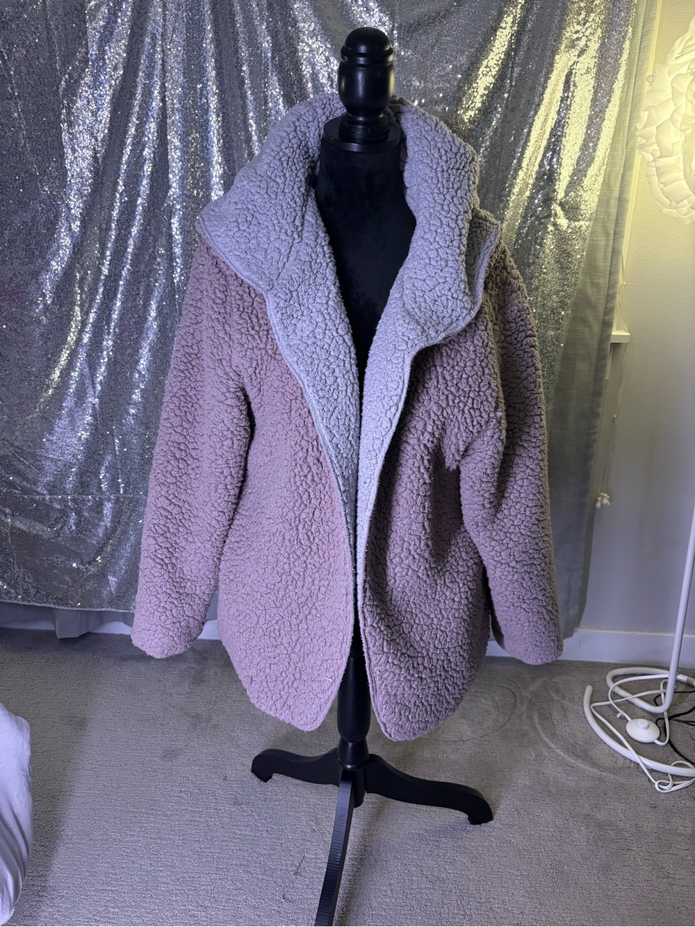 BDG Sherpa Cardigan 🤍 XS/S
